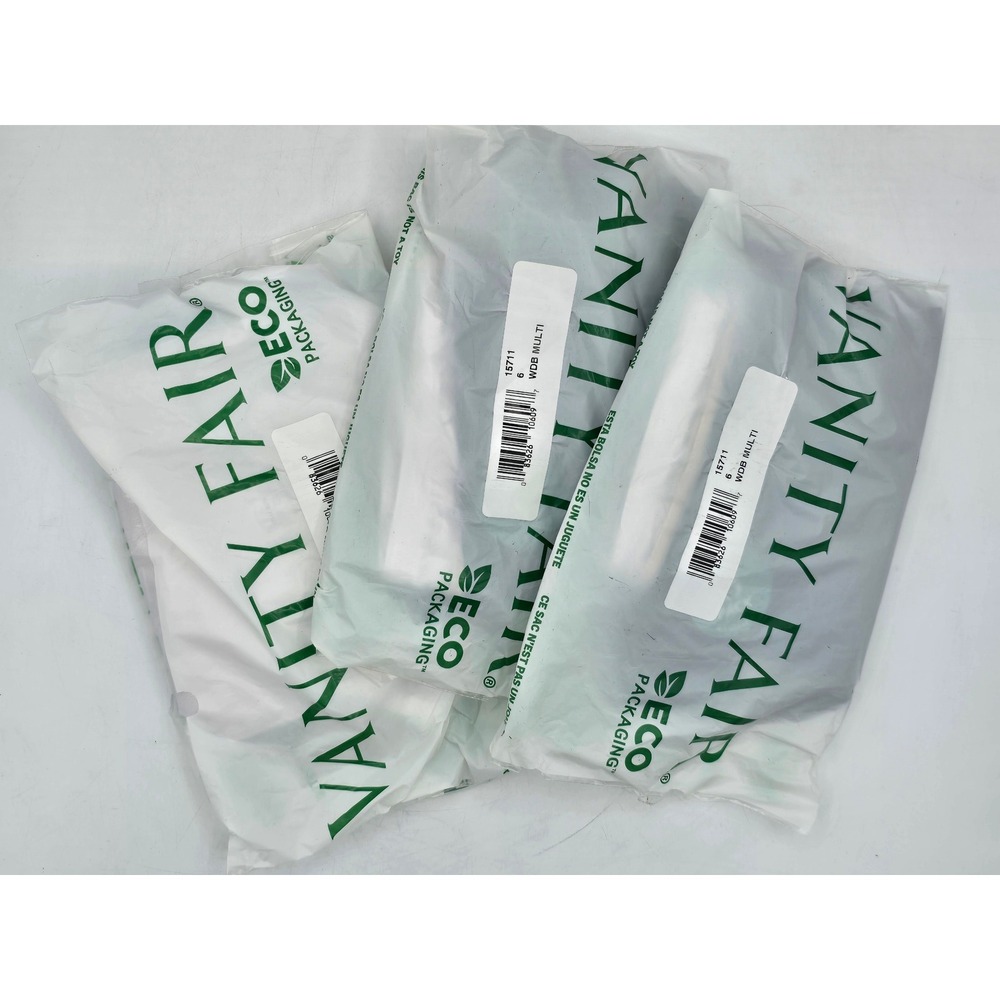 Vanity Fair Panties Womens Size 6 WDB Multi 3 Pack 15711 - New